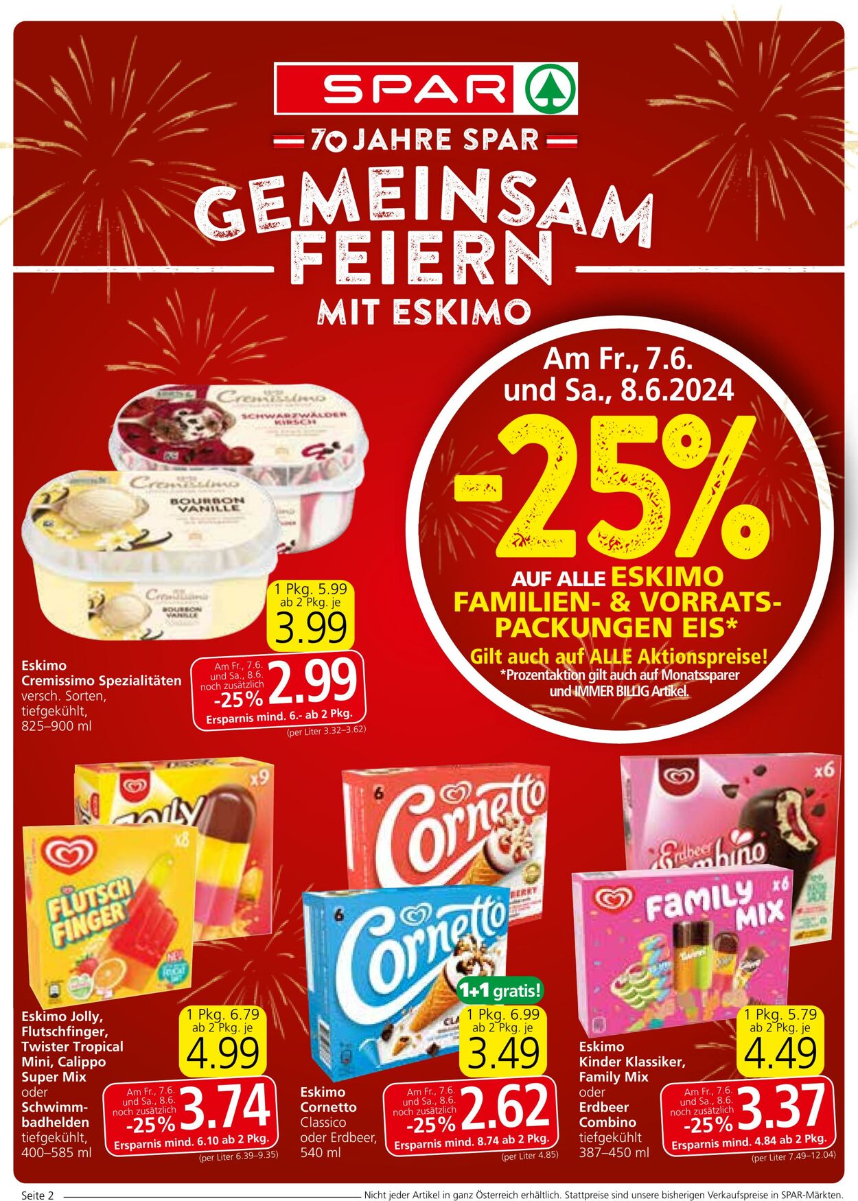 Prospekt Spar 06.06.2024 - 12.06.2024