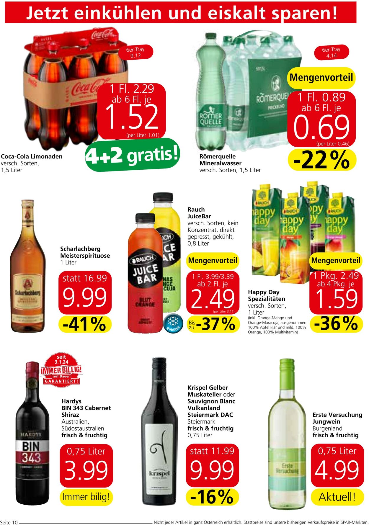 Prospekt Spar 24.10.2024 - 30.10.2024