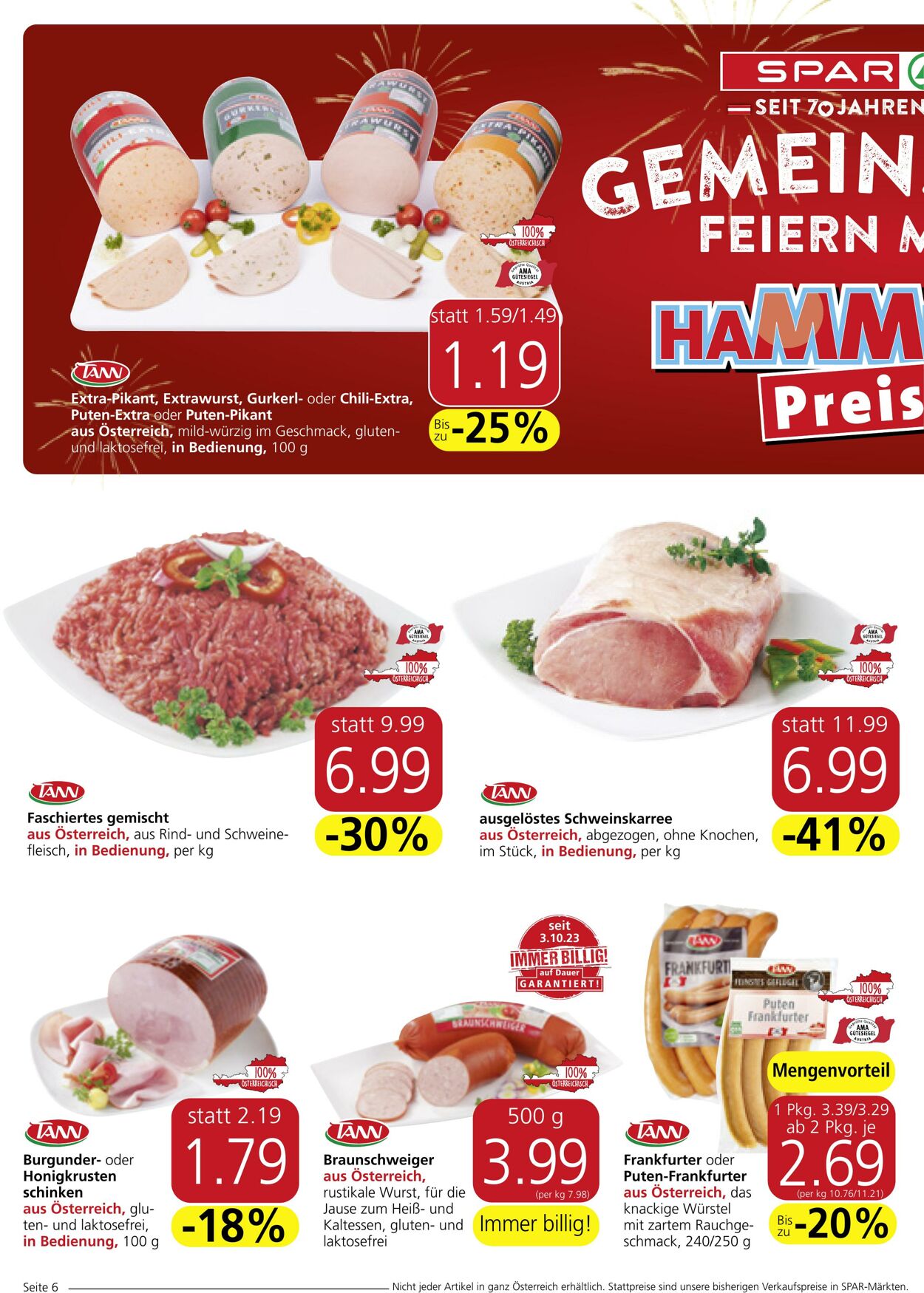 Prospekt Spar 07.11.2024 - 13.11.2024