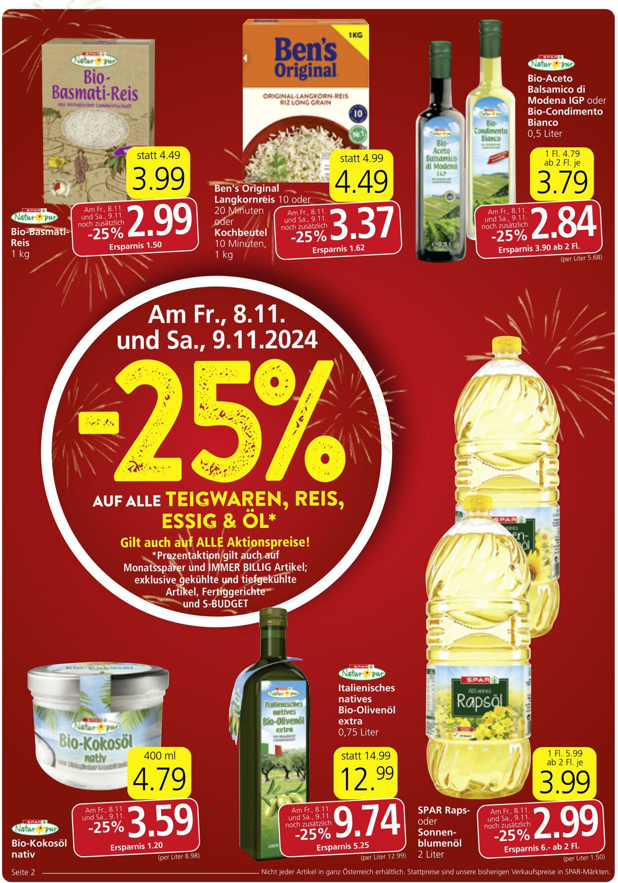 Prospekt Spar 07.11.2024 - 13.11.2024