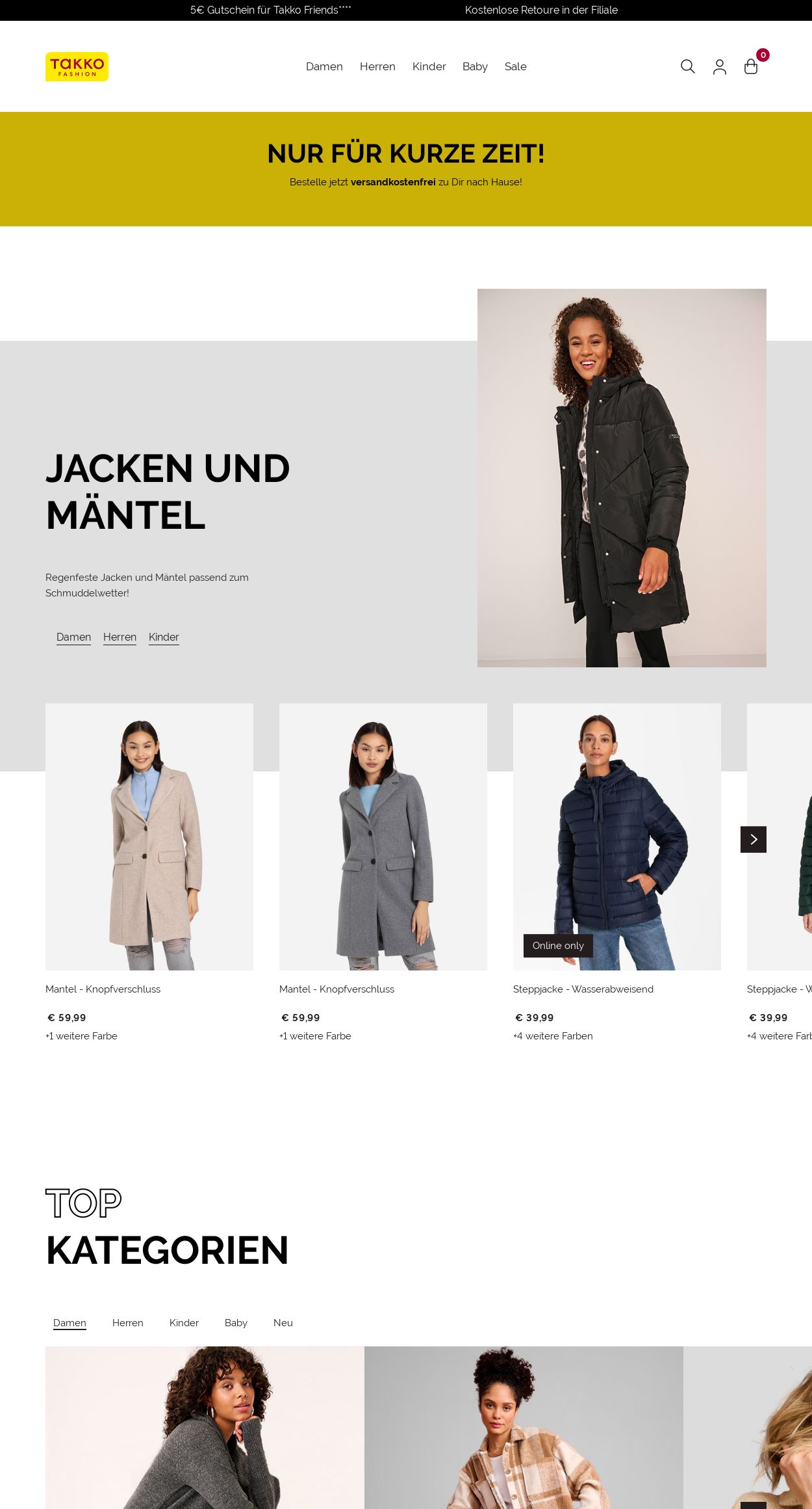 Prospekt Takko Fashion 13.11.2023 - 19.11.2023