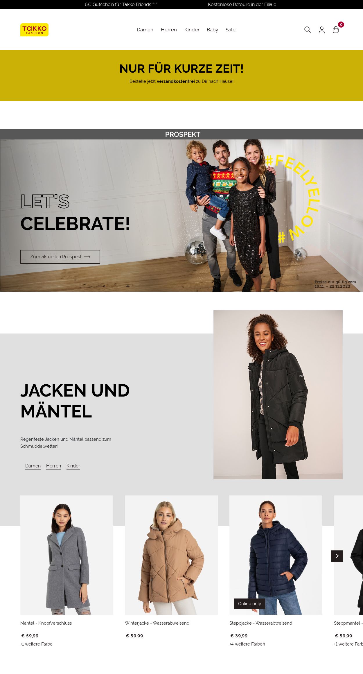 Prospekt Takko Fashion 20.11.2023 - 26.11.2023