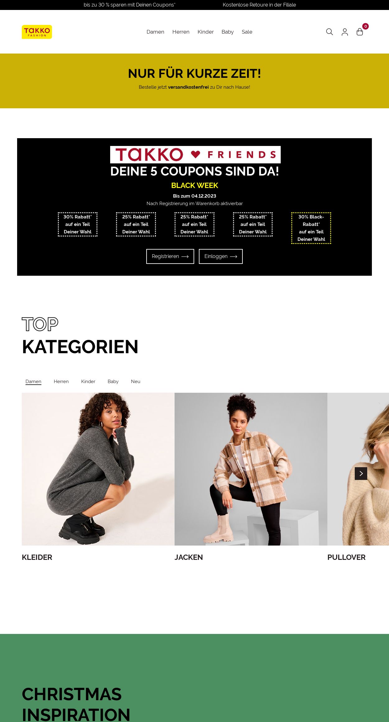 Prospekt Takko Fashion 27.11.2023 - 03.12.2023