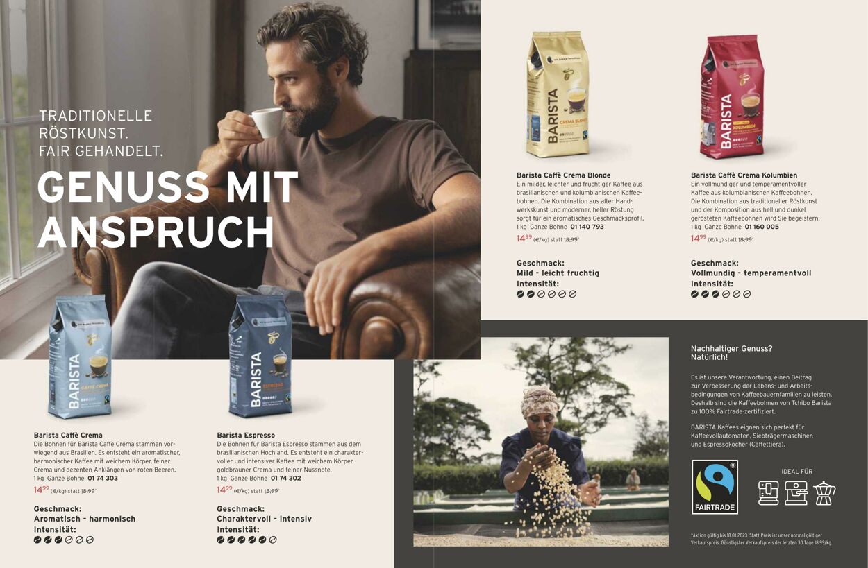 Prospekt Tchibo/Eduscho 01.01.2023 - 31.01.2023