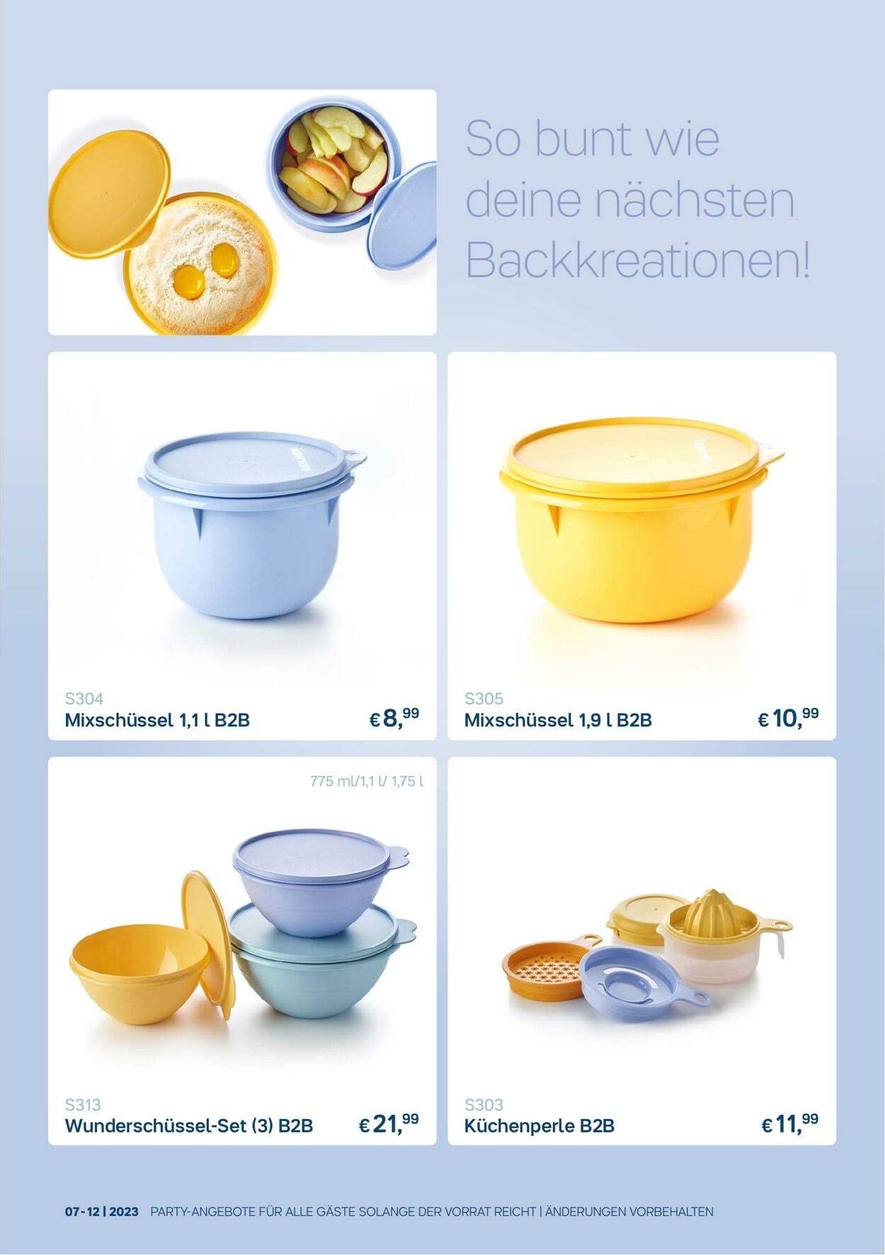 Prospekt Tupperware 03.07.2023 - 31.12.2023
