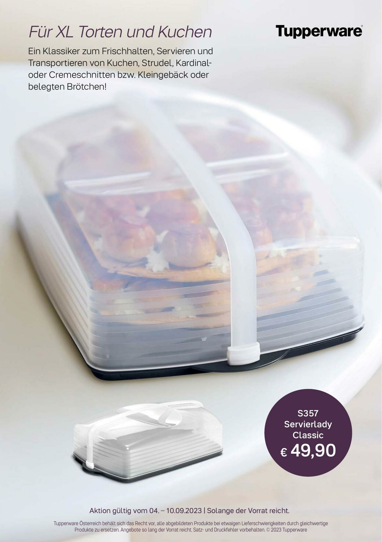 Prospekt Tupperware 04.09.2023 - 10.09.2023