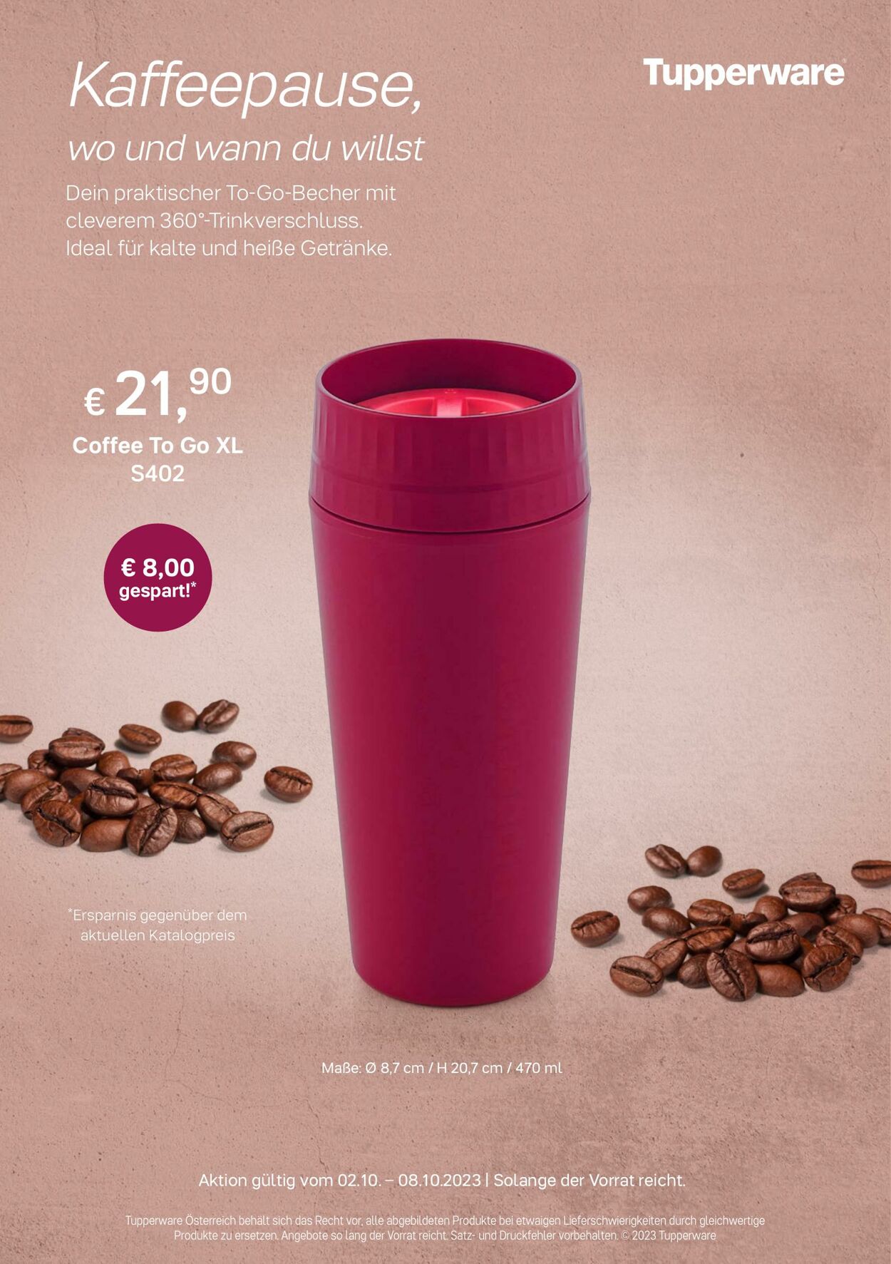 Prospekt Tupperware 02.10.2023 - 08.10.2023