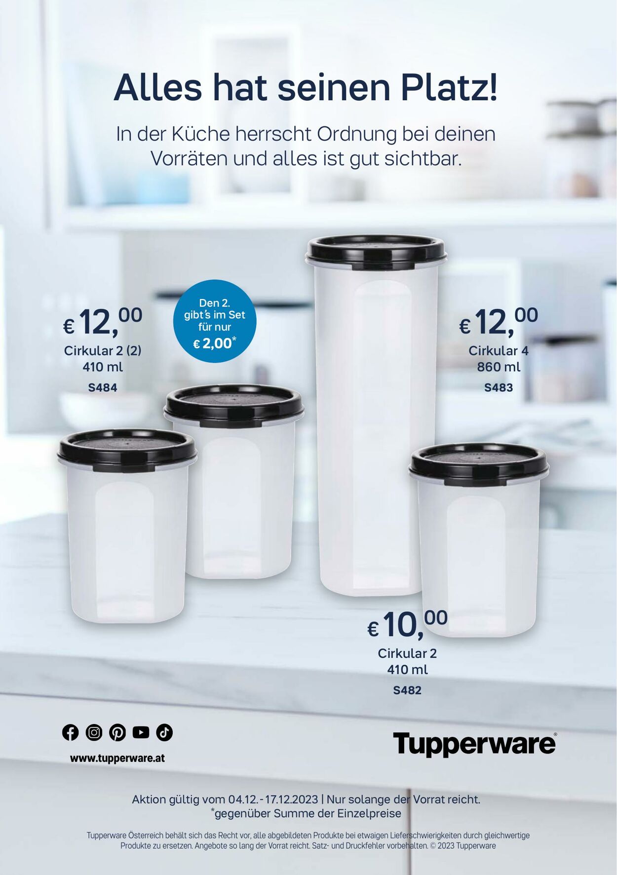 Prospekt Tupperware 04.12.2023 - 17.12.2023
