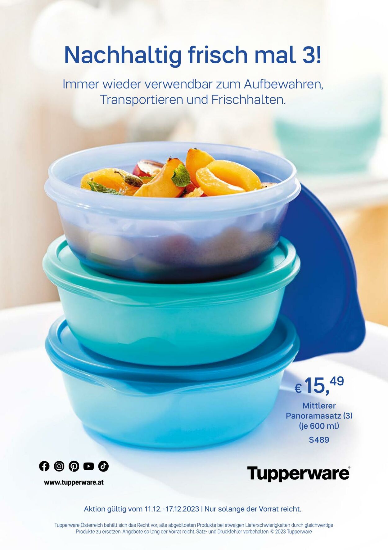 Prospekt Tupperware 11.12.2023 - 17.12.2023