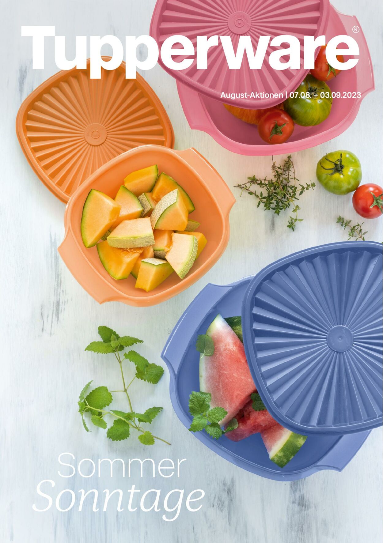 Prospekt Tupperware - August-Aktionen KW 32-35 7 Aug, 2023 - 3 Okt, 2023