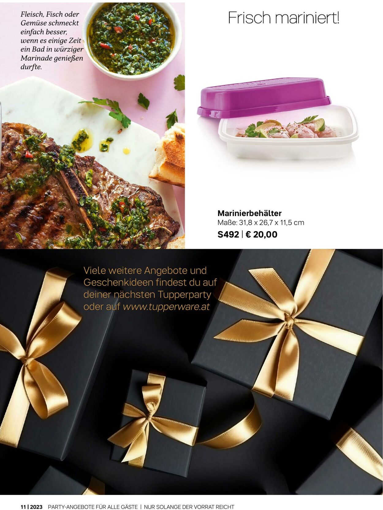 Prospekt Tupperware 06.11.2023 - 03.12.2023
