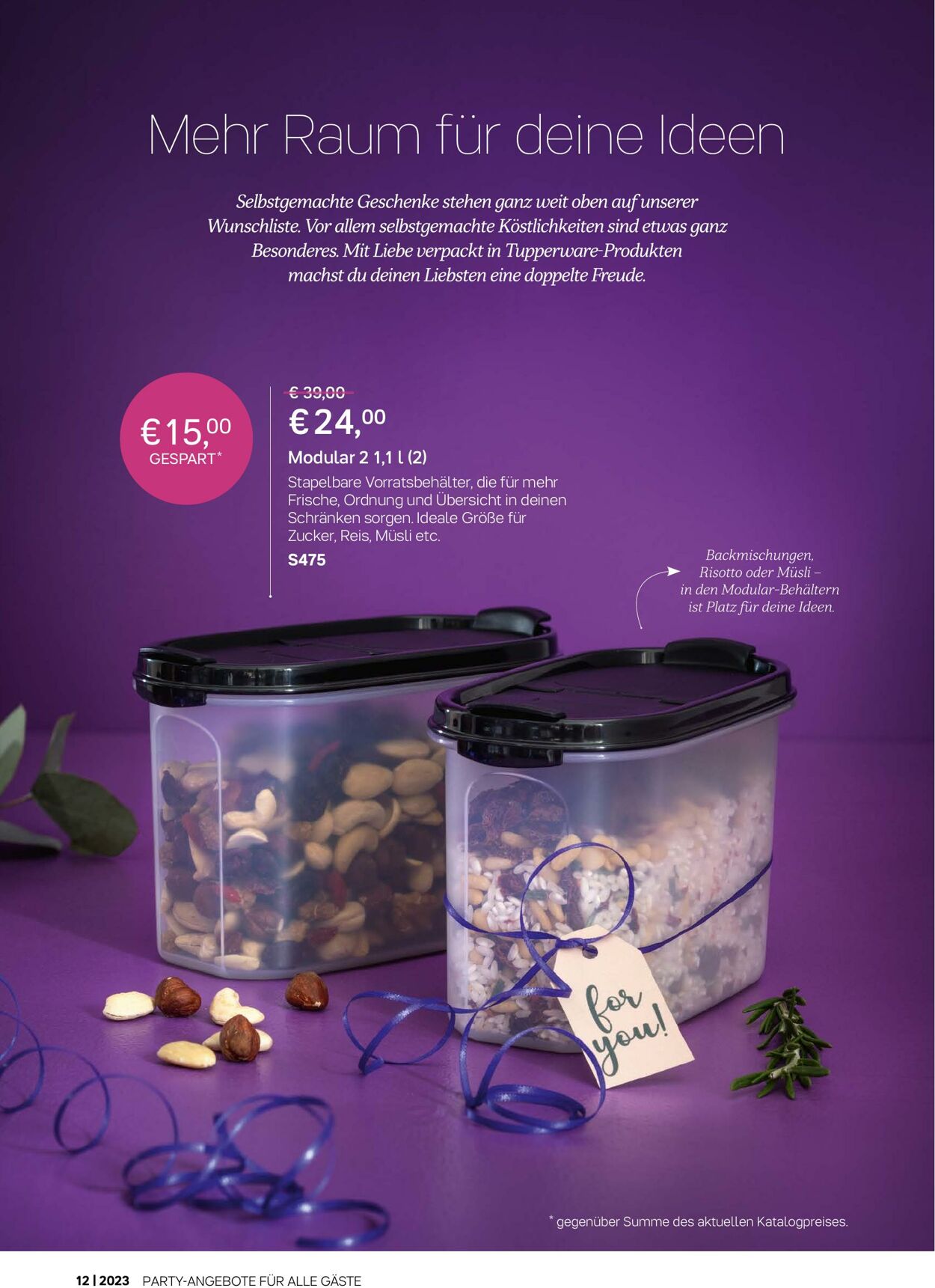 Prospekt Tupperware 04.12.2023 - 31.12.2023