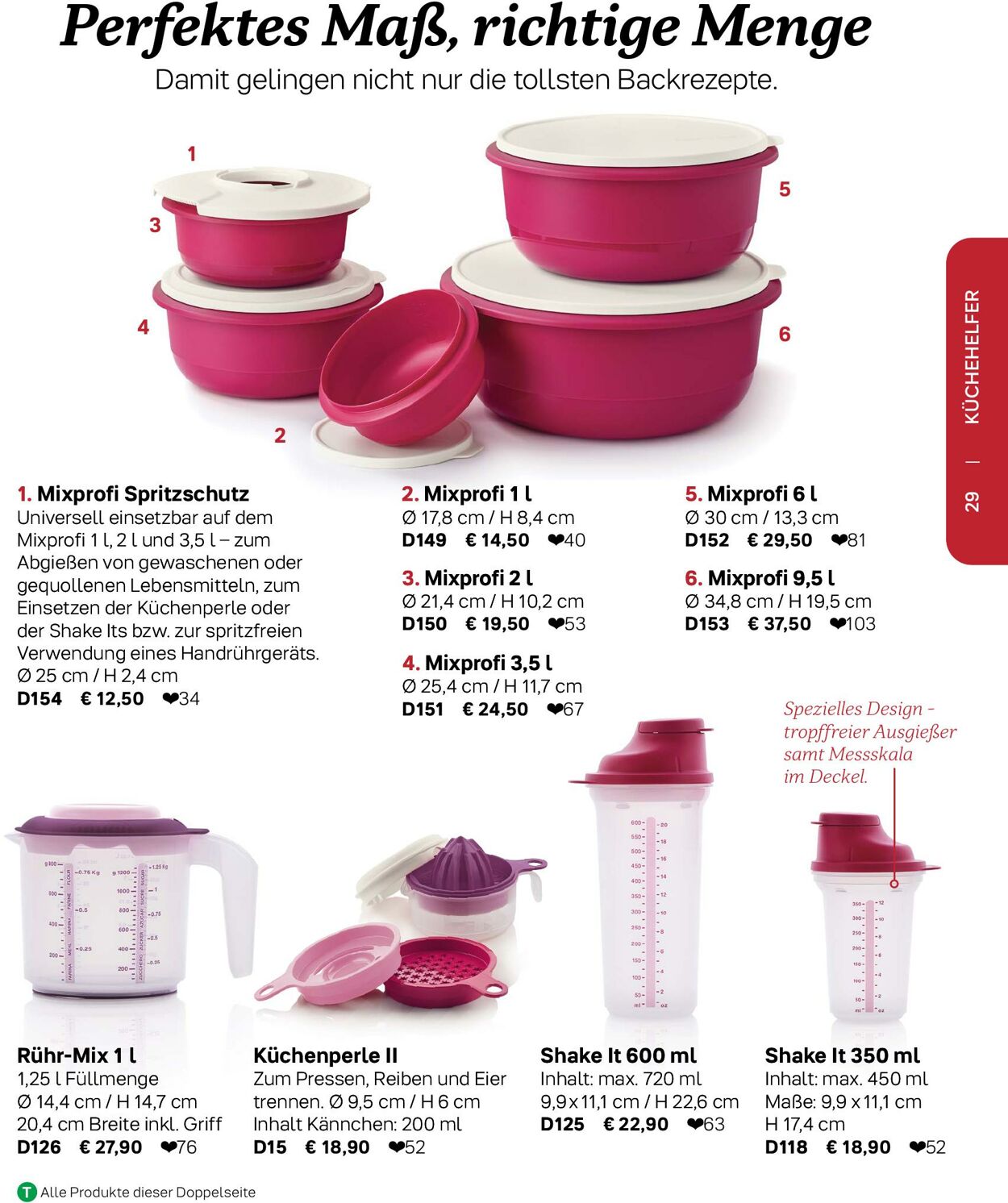 Prospekt Tupperware 01.09.2022 - 31.01.2023