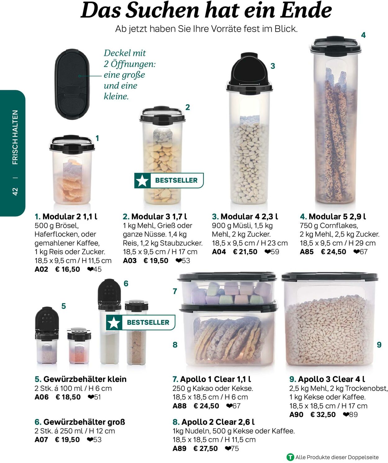 Prospekt Tupperware 01.09.2022 - 31.01.2023