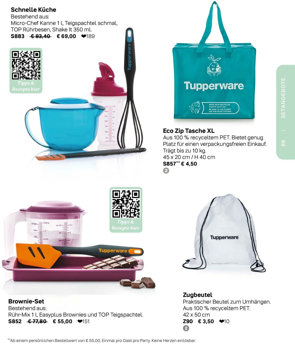 Prospekt Tupperware 01.09.2022 - 31.01.2023