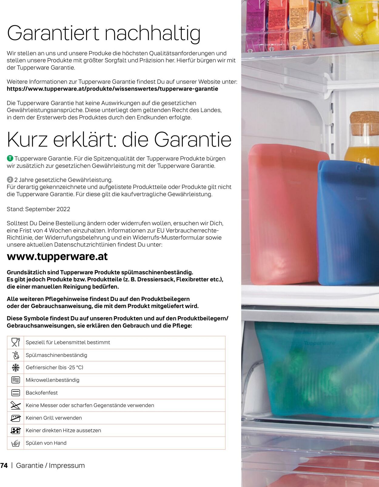 Prospekt Tupperware 06.09.2023 - 01.02.2024