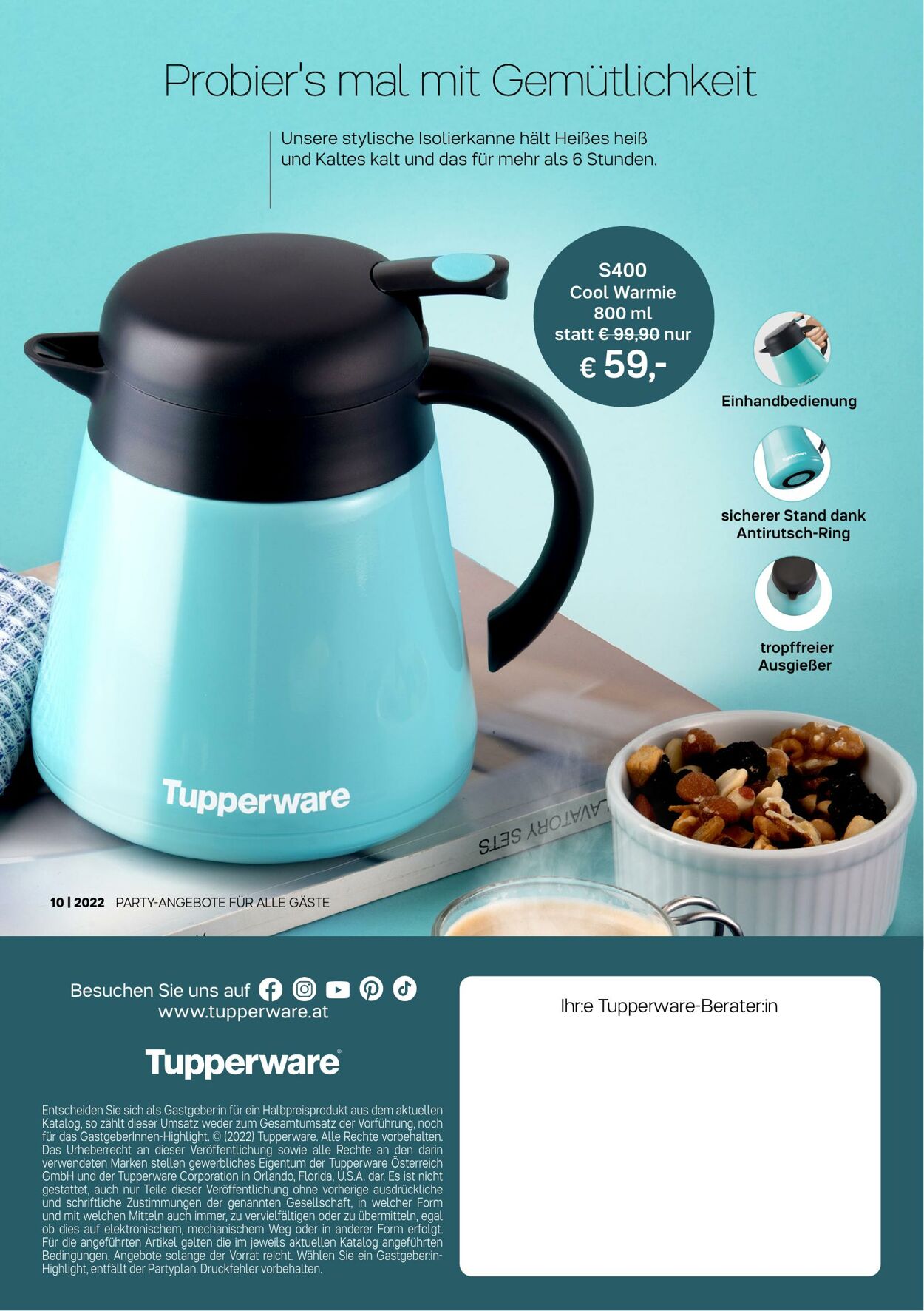 Prospekt Tupperware 26.09.2022 - 30.10.2022