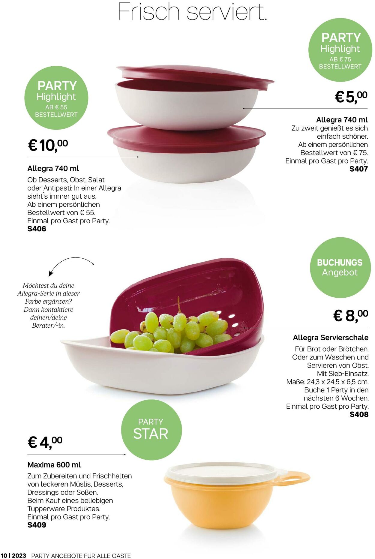 Prospekt Tupperware 02.10.2023 - 05.11.2023