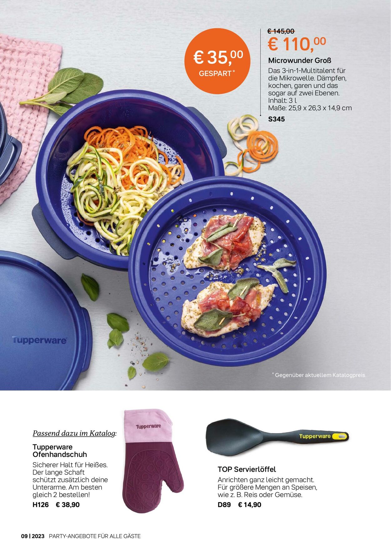 Prospekt Tupperware 04.09.2023 - 01.10.2023