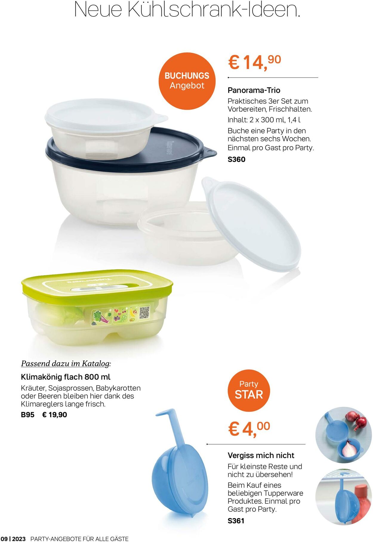 Prospekt Tupperware 04.09.2023 - 01.10.2023