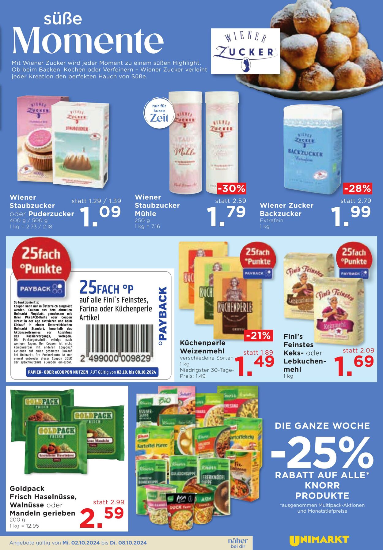 Prospekt Unimarkt 02.10.2024 - 08.10.2024