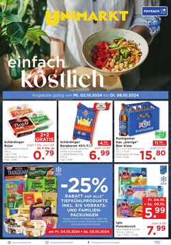 Prospekt Unimarkt 09.10.2024 - 15.10.2024