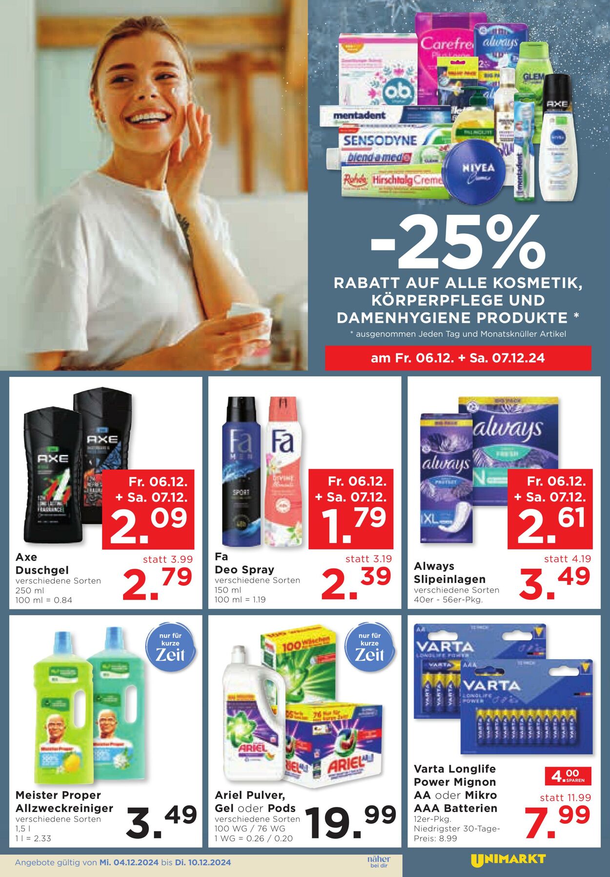 Prospekt Unimarkt 04.12.2024 - 10.12.2024