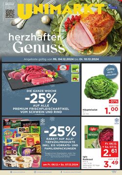 Prospekt Unimarkt 04.12.2024 - 10.12.2024