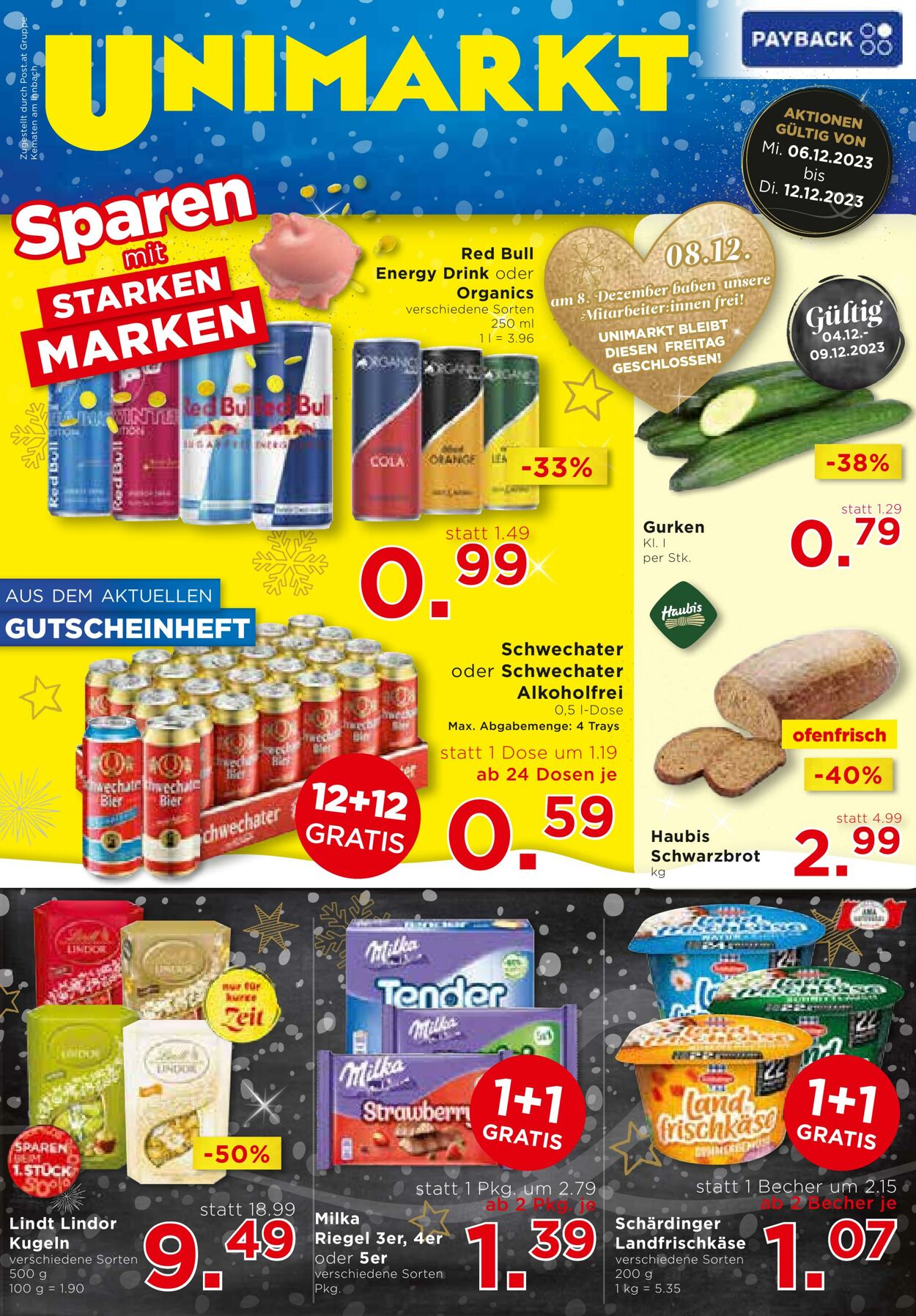 Prospekt Unimarkt 06.12.2023 - 12.12.2023