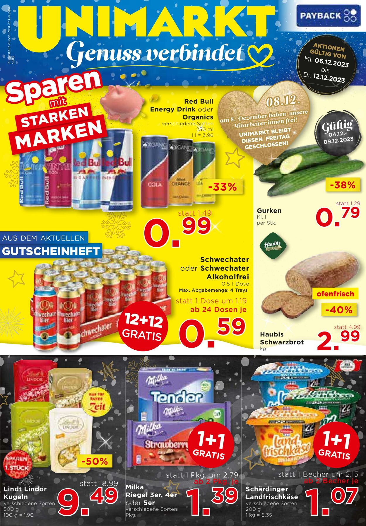 Prospekt Unimarkt 06.12.2023 - 12.12.2023