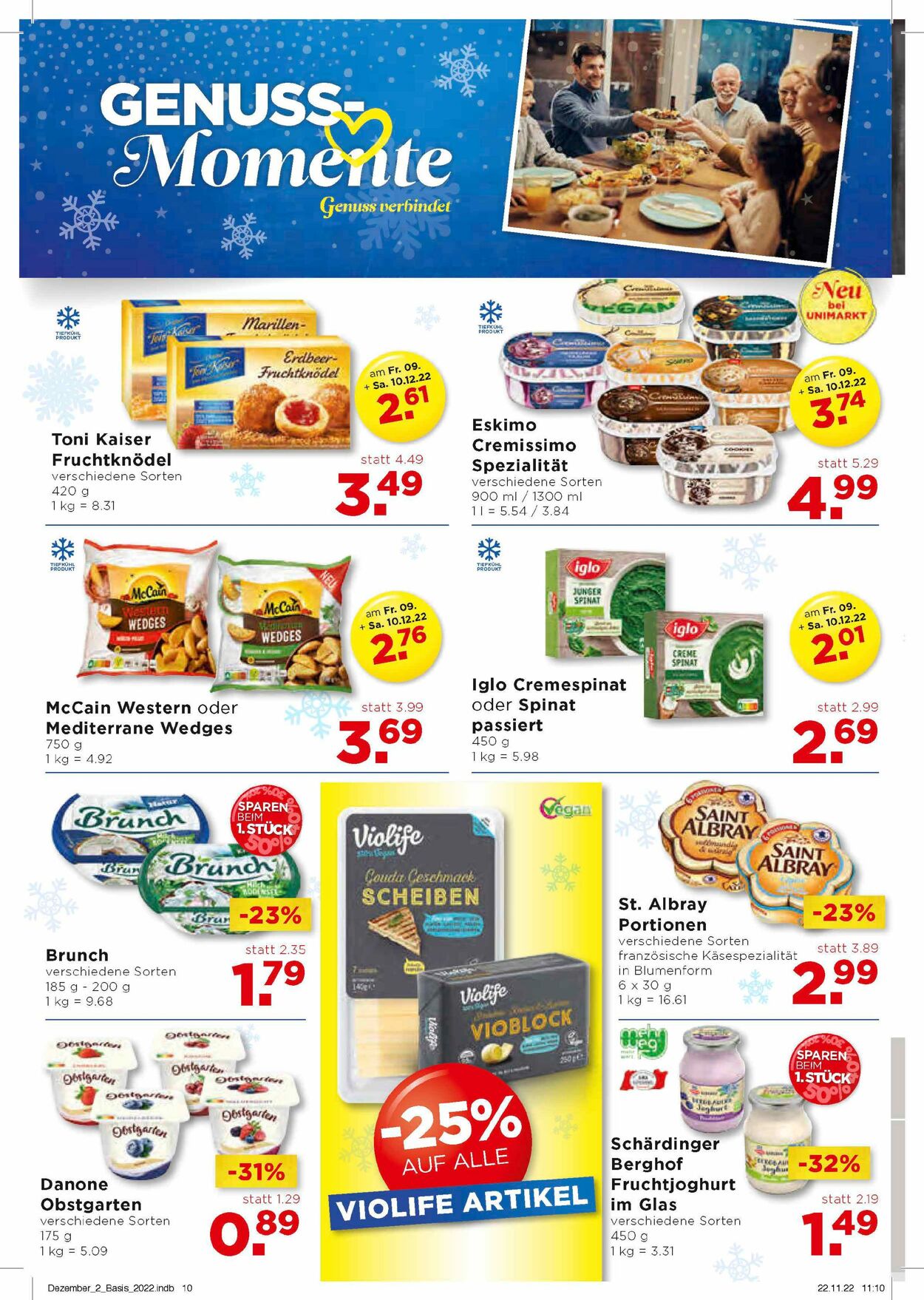 Prospekt Unimarkt 07.12.2022 - 13.12.2022