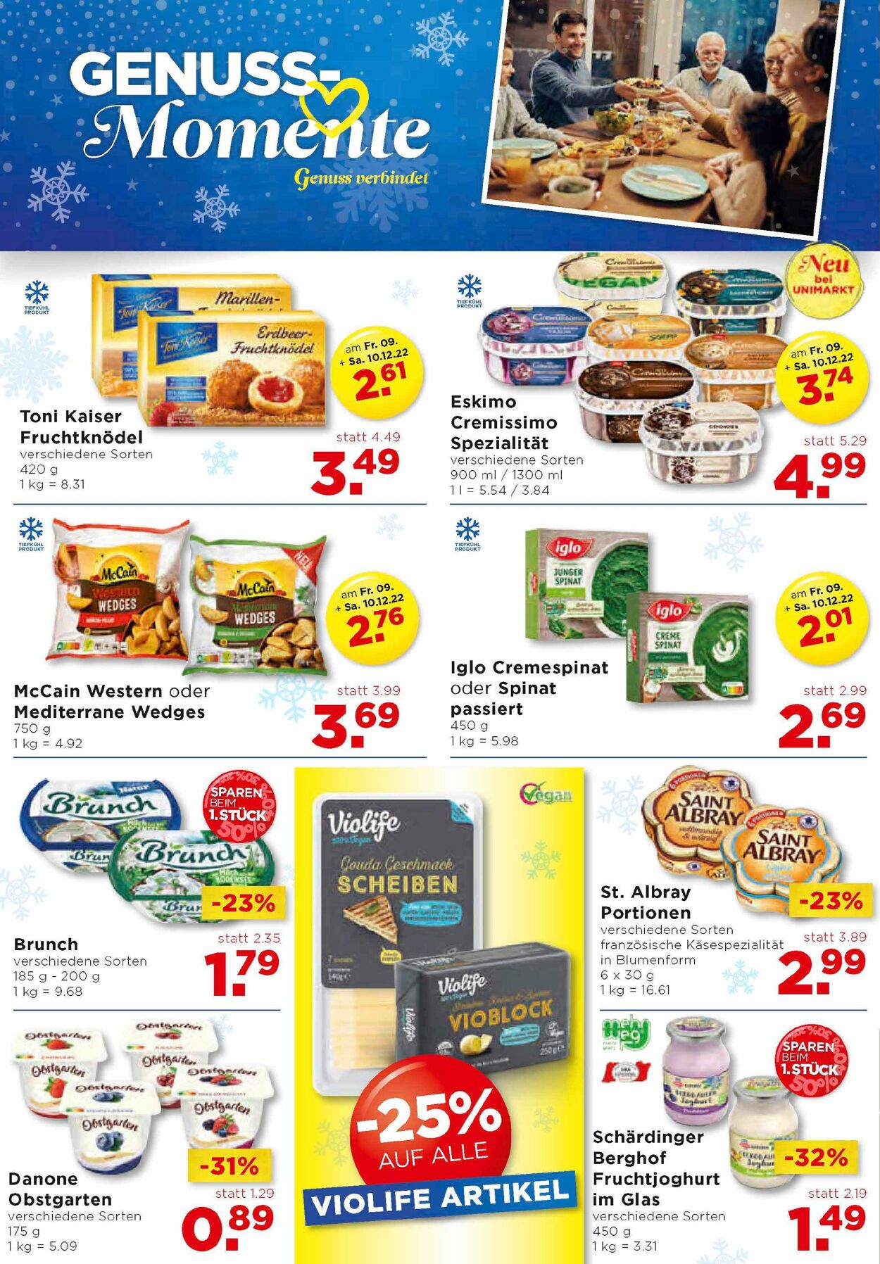 Prospekt Unimarkt 07.12.2022 - 13.12.2022