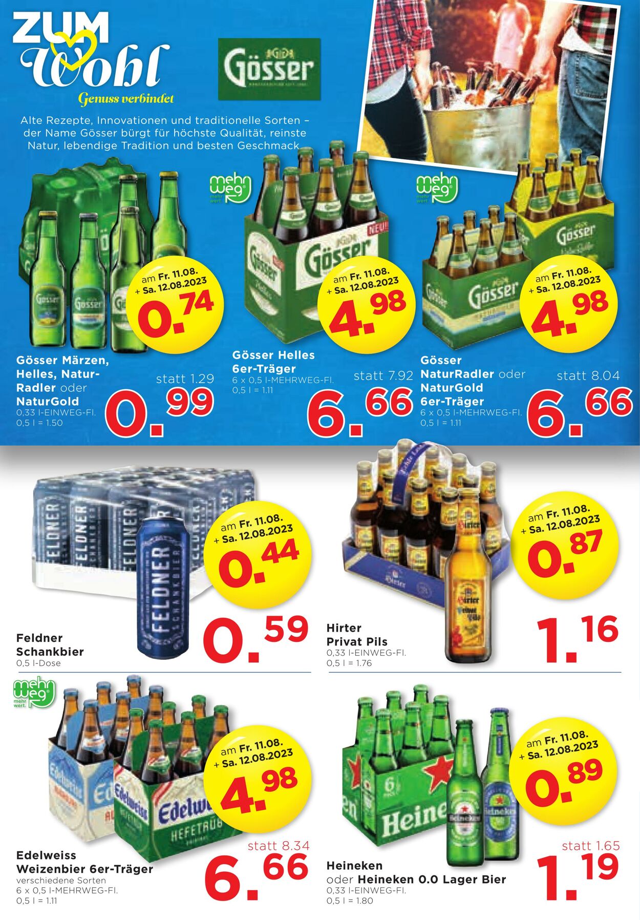 Prospekt Unimarkt 09.08.2023 - 14.08.2023