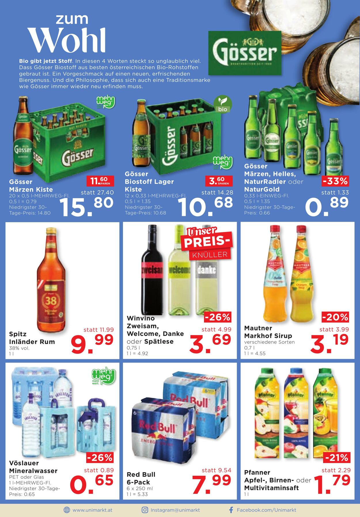 Prospekt Unimarkt 09.10.2024 - 15.10.2024