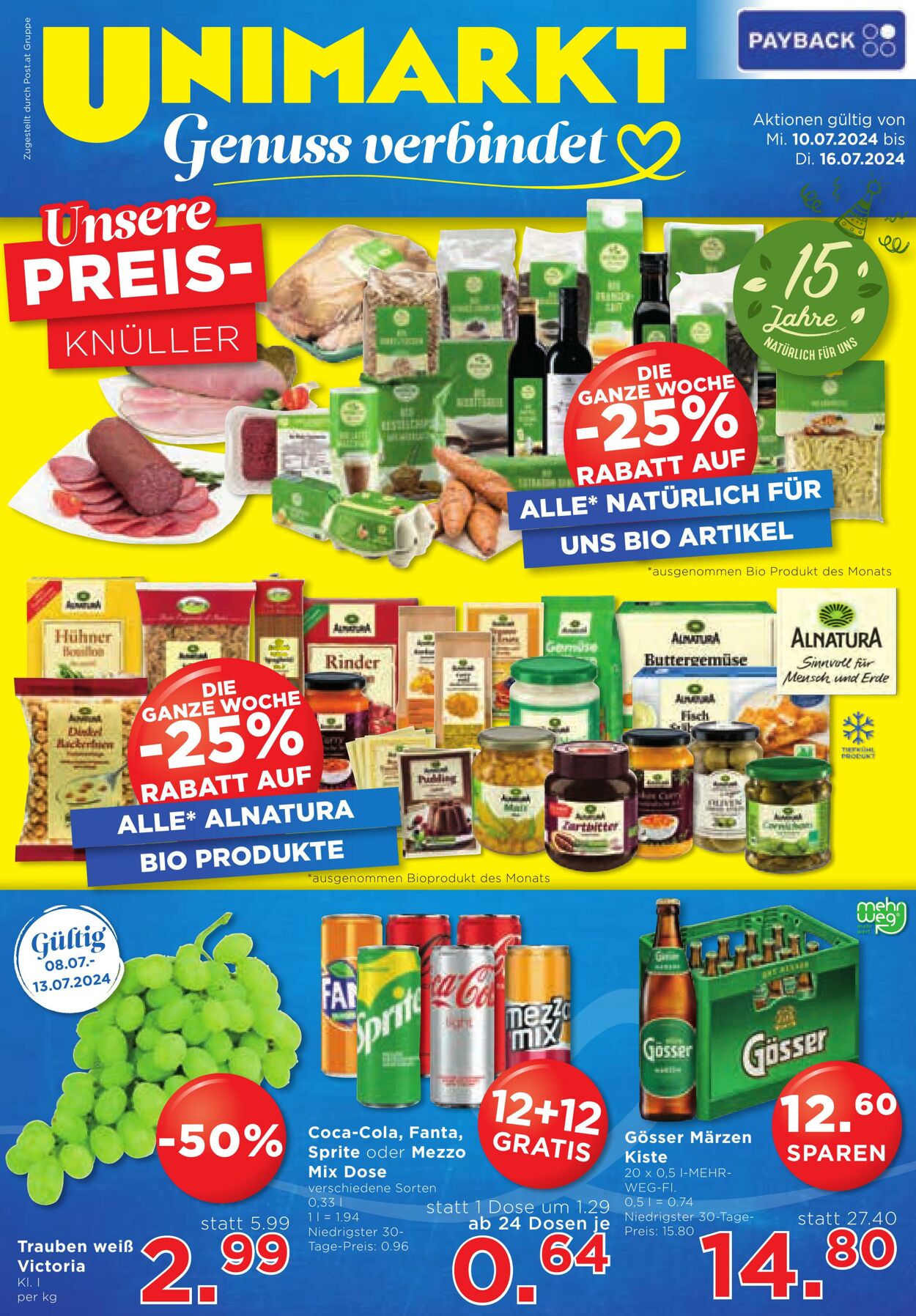 Prospekt Unimarkt 10.07.2024 - 16.07.2024