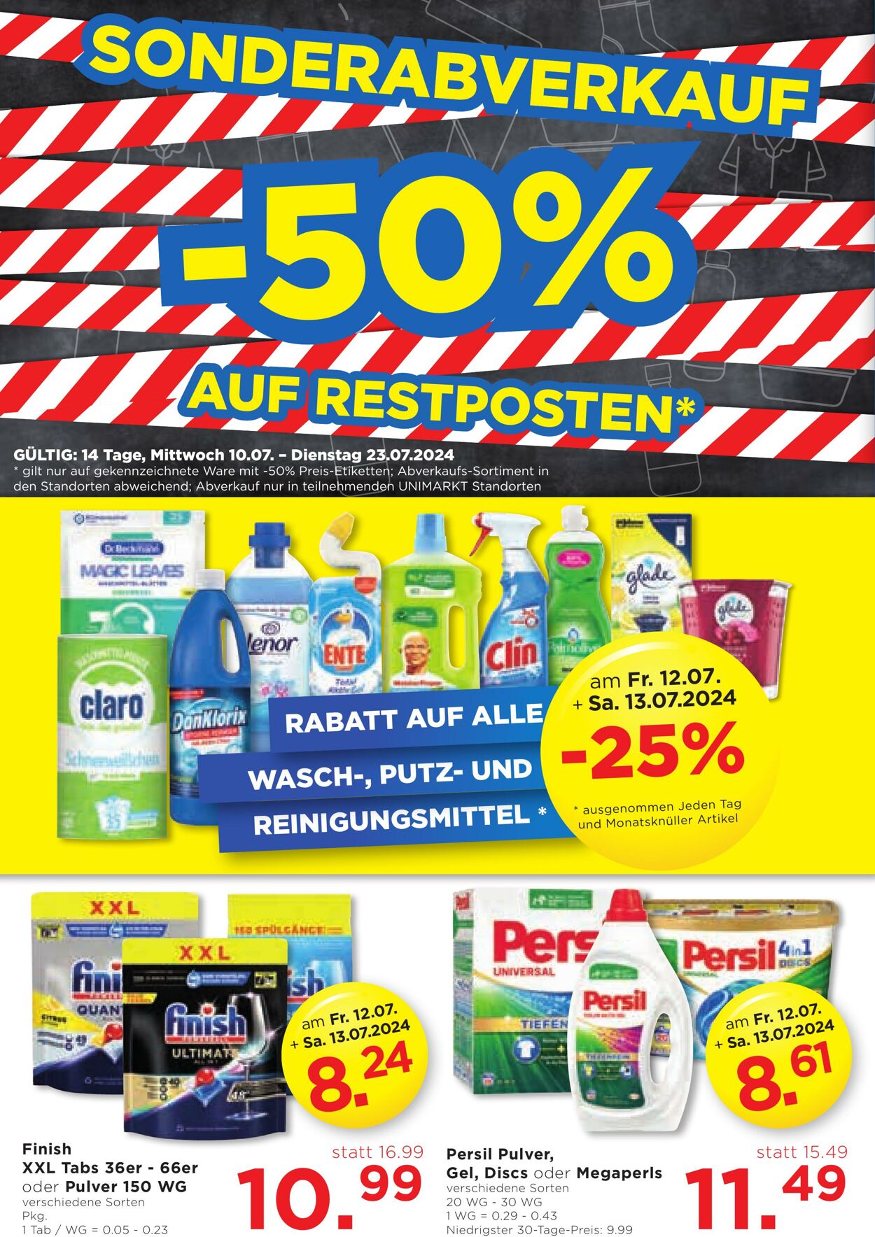 Prospekt Unimarkt 10.07.2024 - 16.07.2024