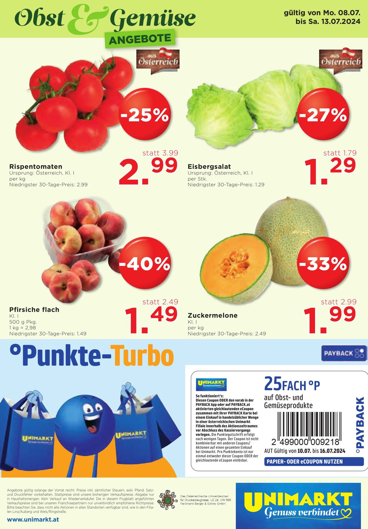 Prospekt Unimarkt 10.07.2024 - 16.07.2024