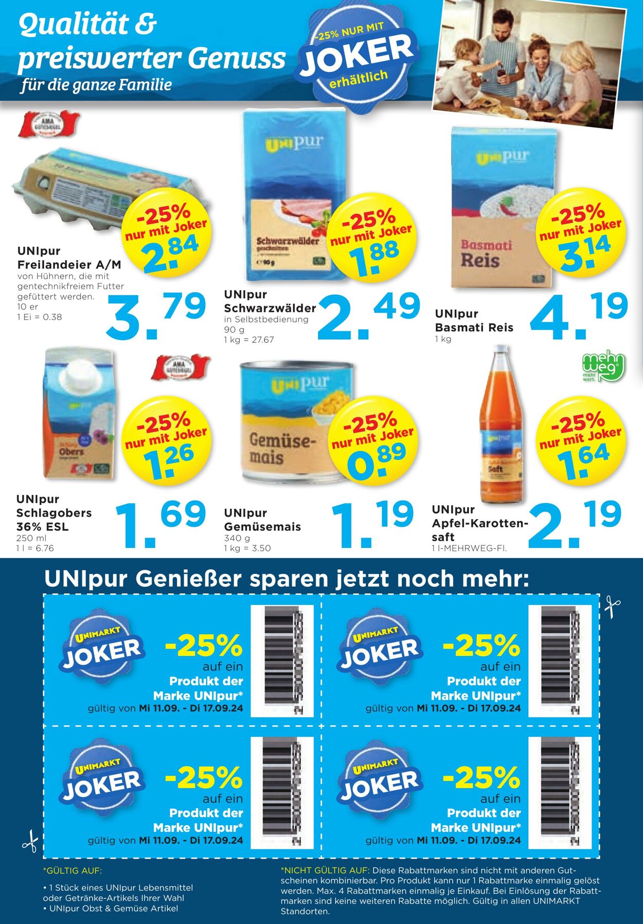 Prospekt Unimarkt 11.09.2024 - 17.09.2024