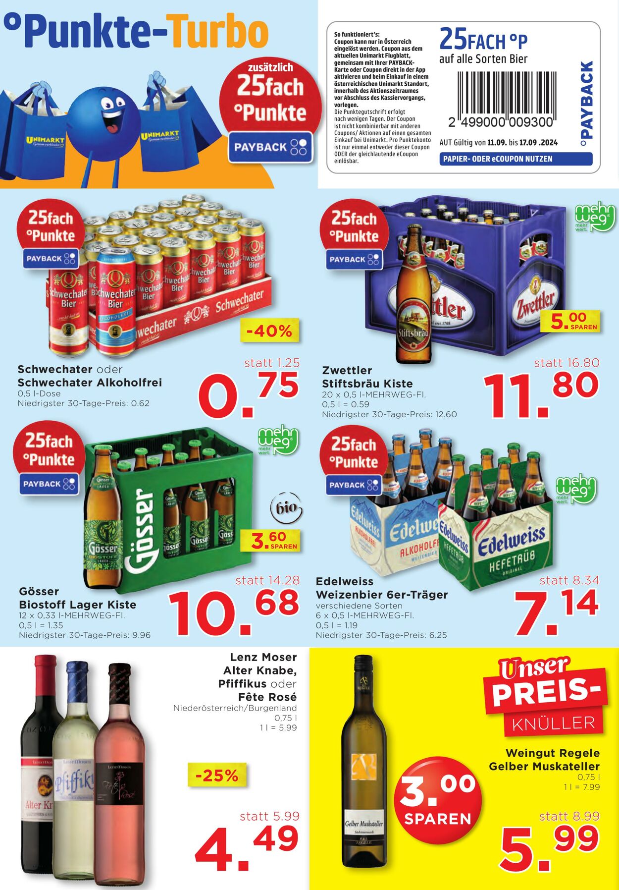 Prospekt Unimarkt 11.09.2024 - 17.09.2024