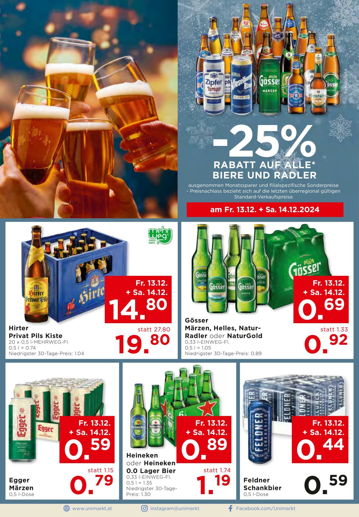 Prospekt Unimarkt 11.12.2024 - 17.12.2024