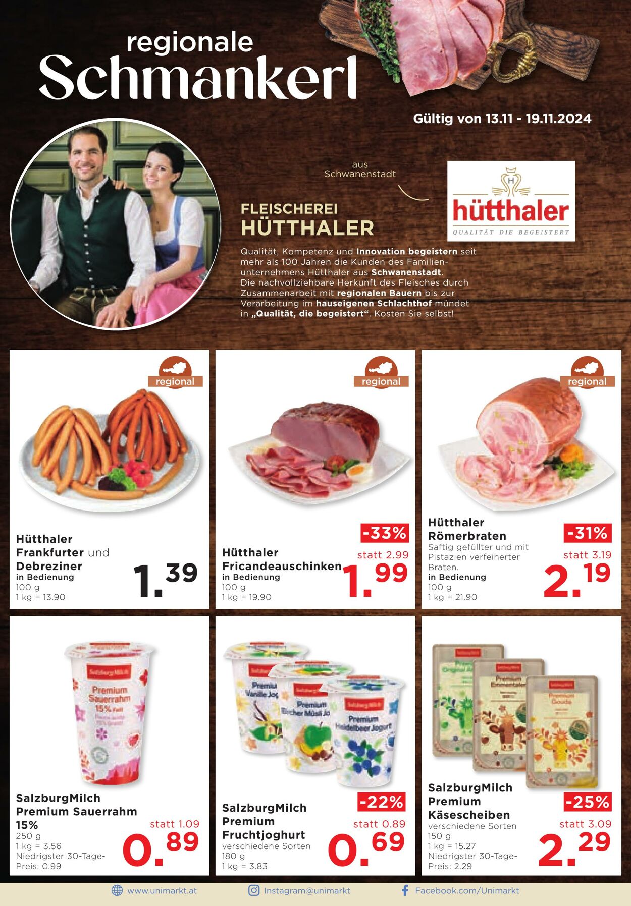 Prospekt Unimarkt 13.11.2024 - 19.11.2024