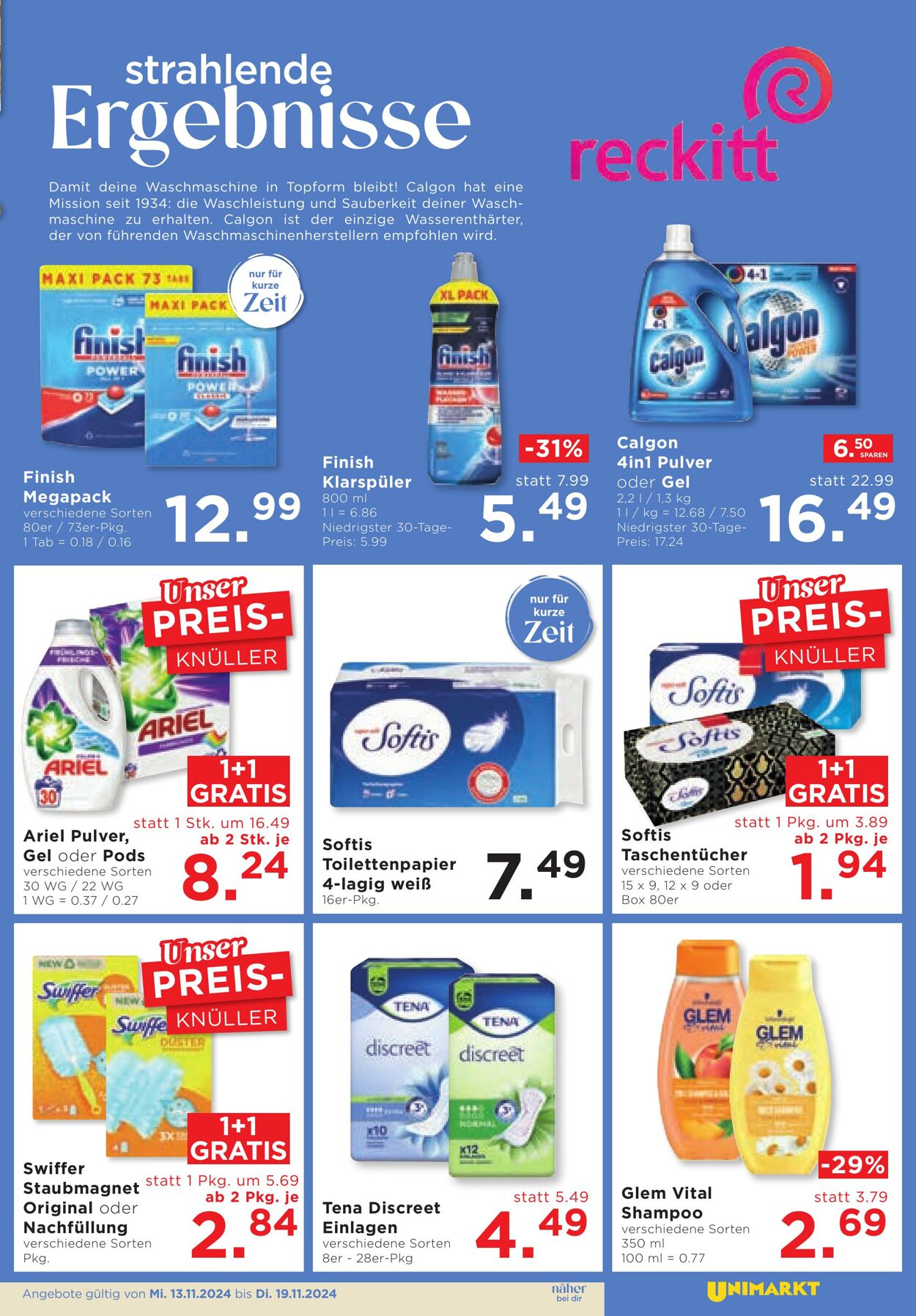 Prospekt Unimarkt 13.11.2024 - 19.11.2024