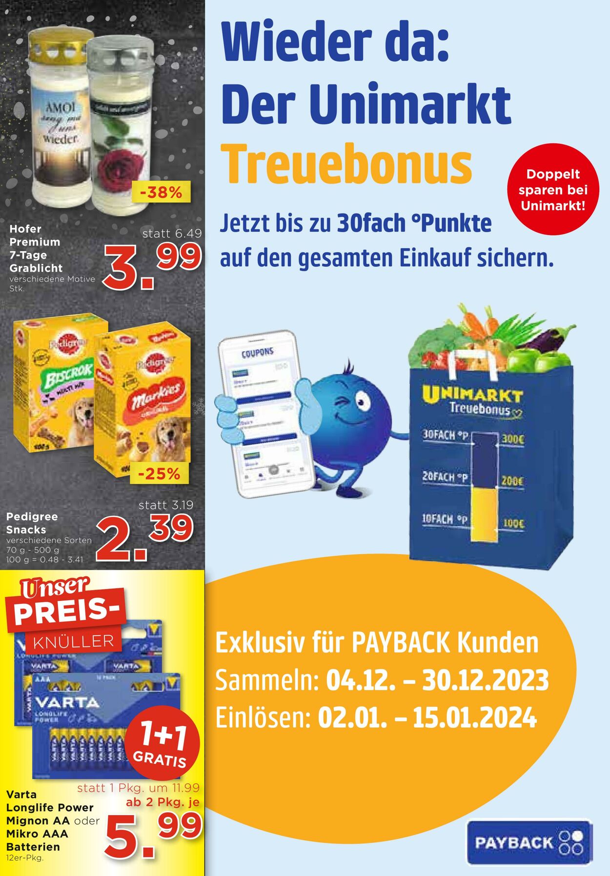 Prospekt Unimarkt 13.12.2023 - 19.12.2023