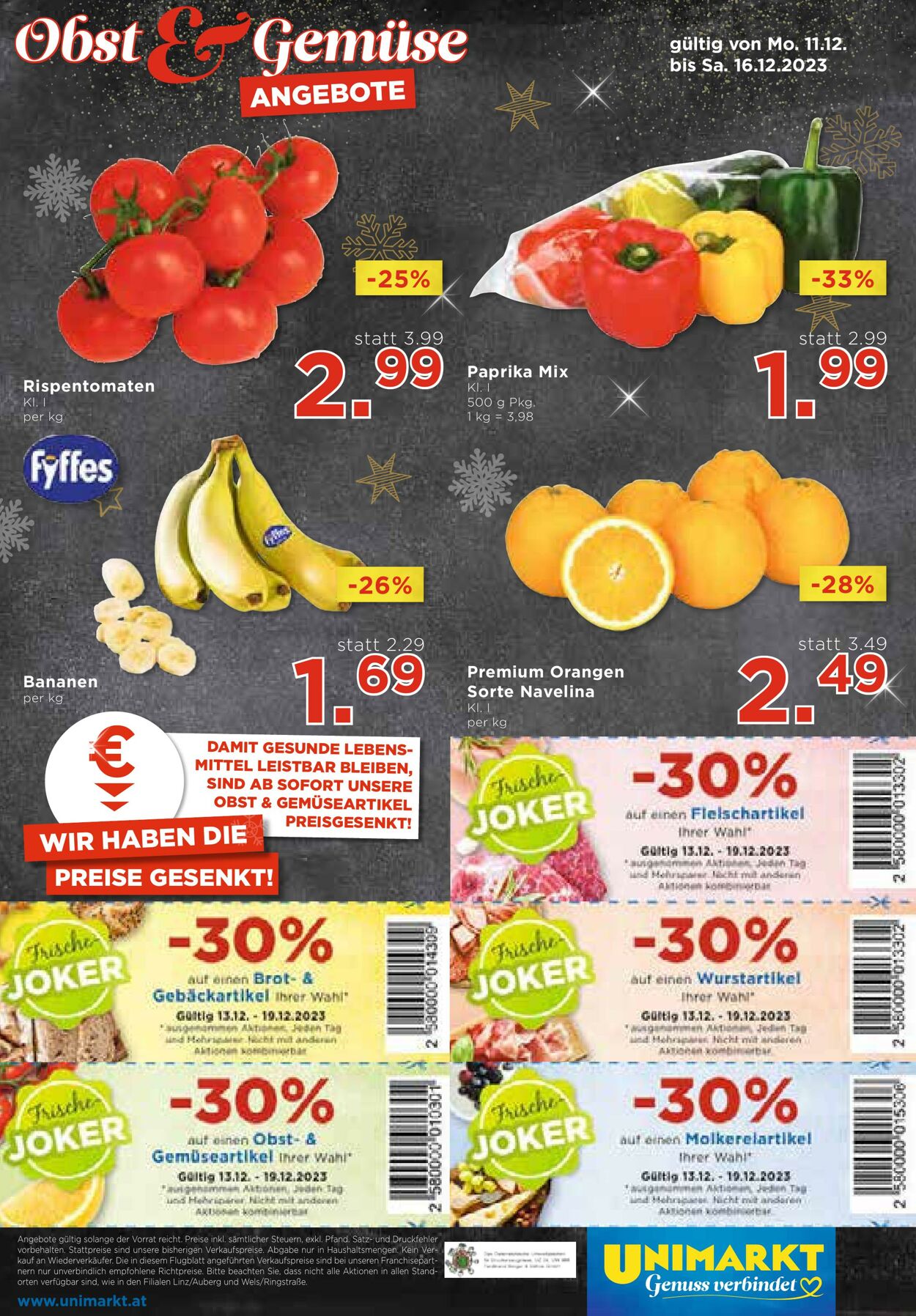 Prospekt Unimarkt 13.12.2023 - 19.12.2023