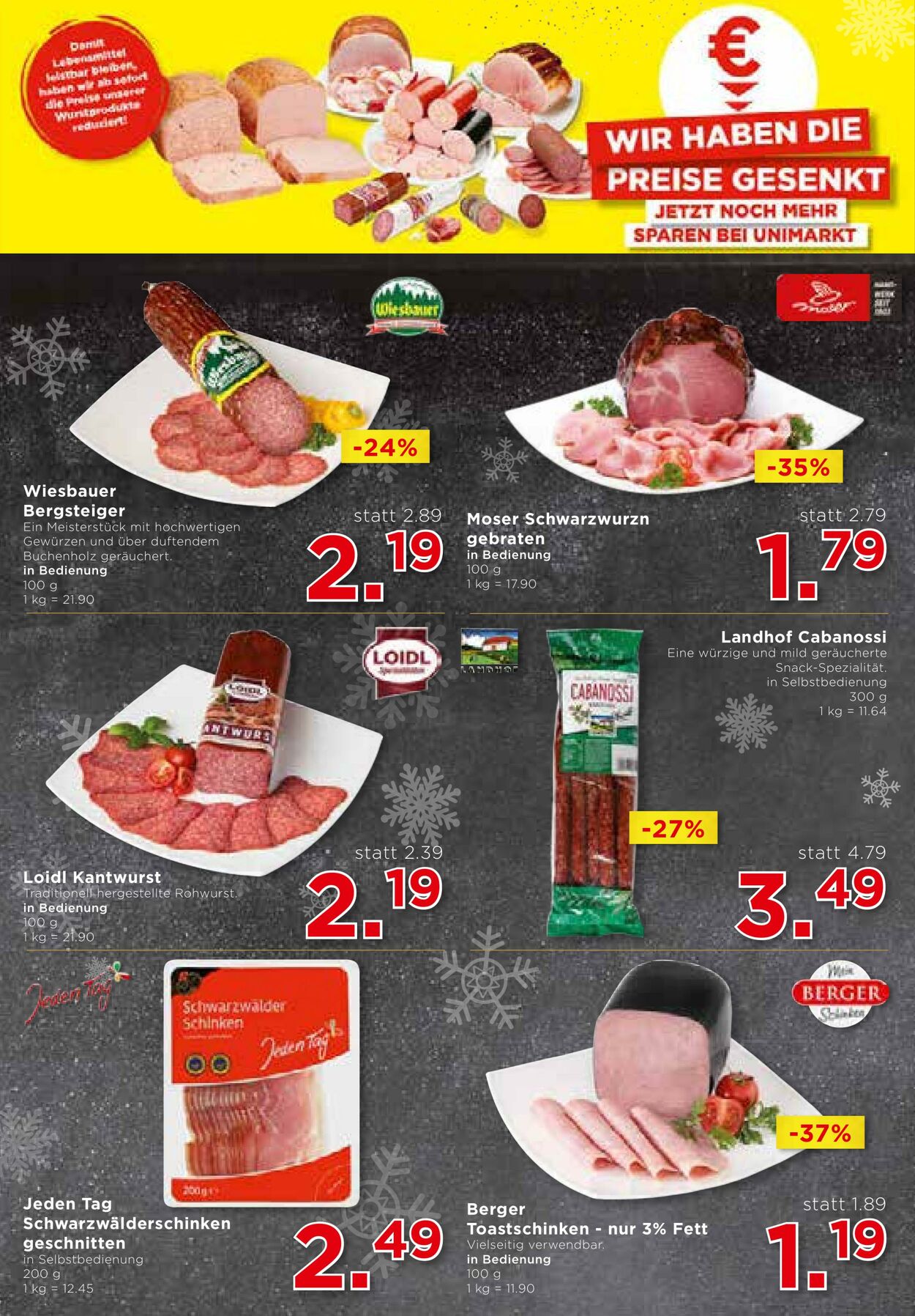 Prospekt Unimarkt 13.12.2023 - 19.12.2023