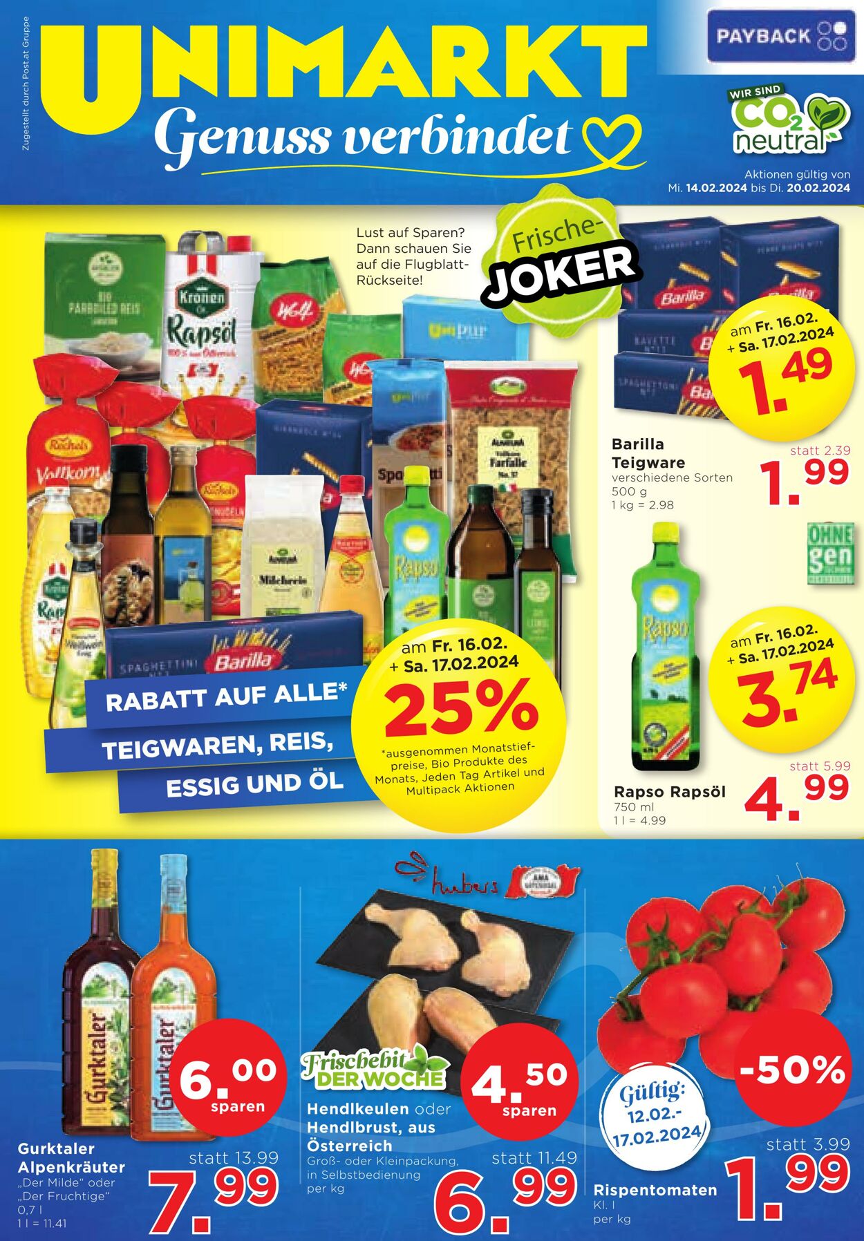 Prospekt Unimarkt 14.02.2024 - 20.02.2024