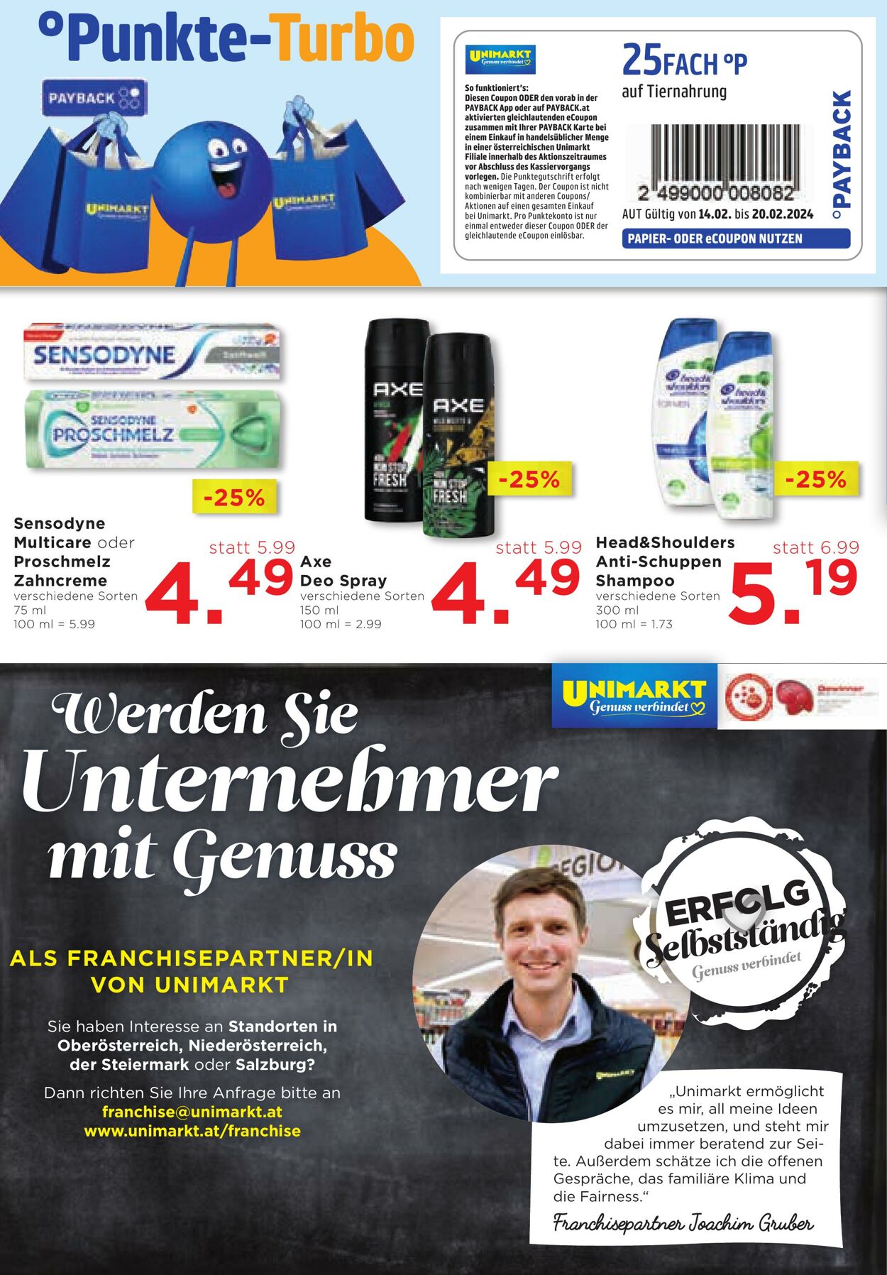 Prospekt Unimarkt 14.02.2024 - 20.02.2024