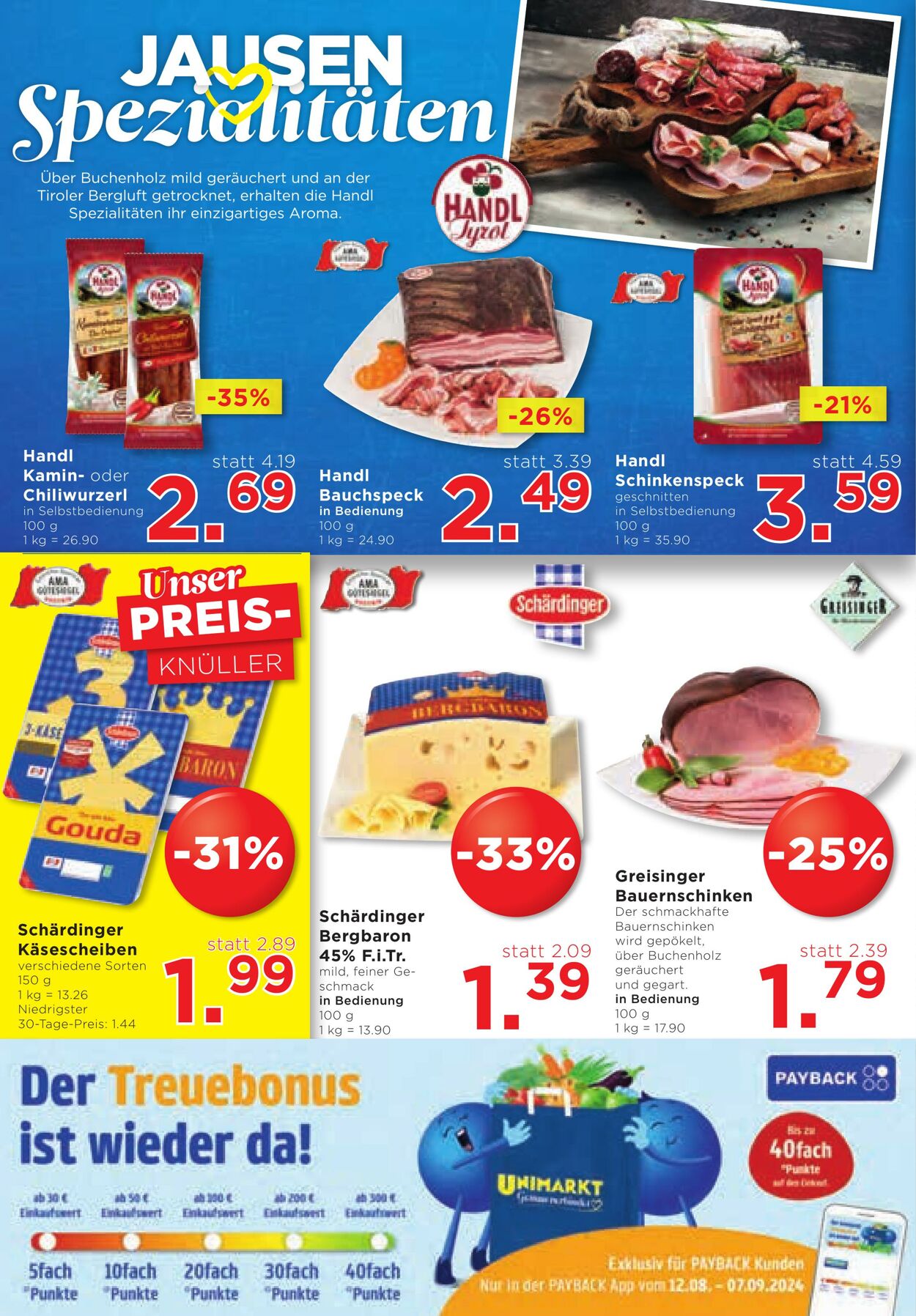 Prospekt Unimarkt 14.08.2024 - 20.08.2024