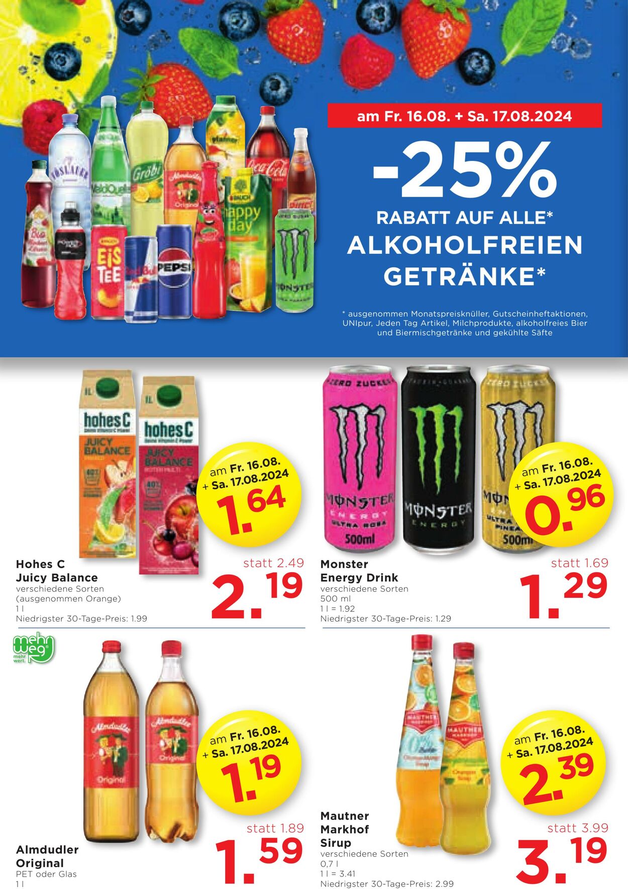 Prospekt Unimarkt 14.08.2024 - 20.08.2024