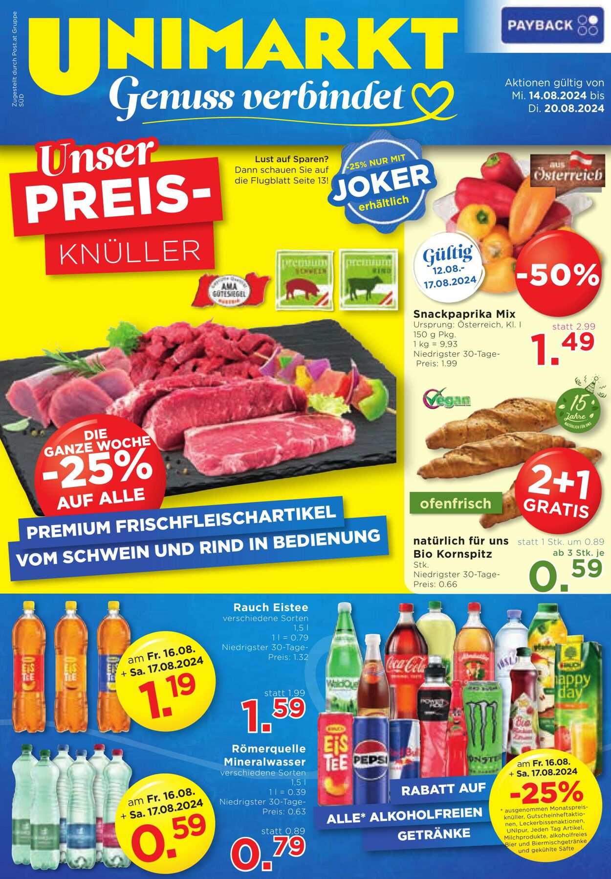 Prospekt Unimarkt 14.08.2024 - 20.08.2024